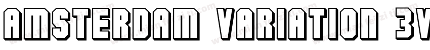 Amsterdam Variation 3Version字体转换